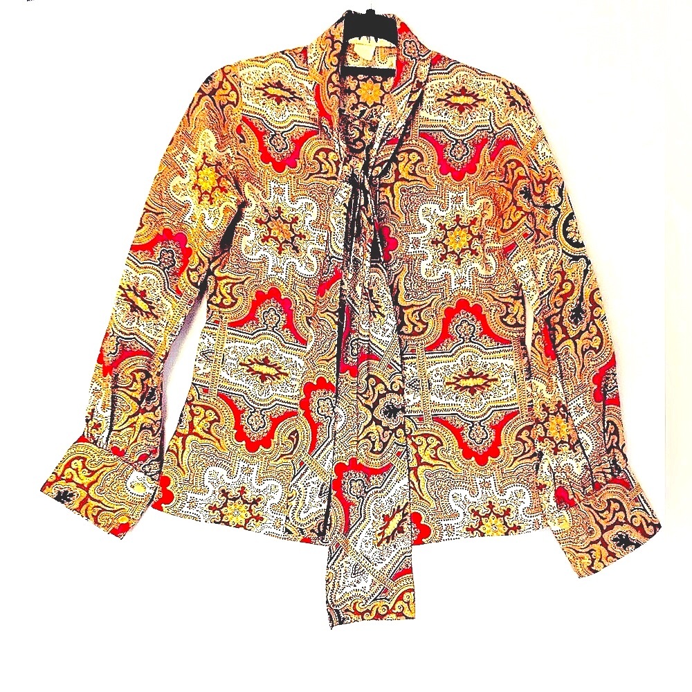 Vintage button up blouse